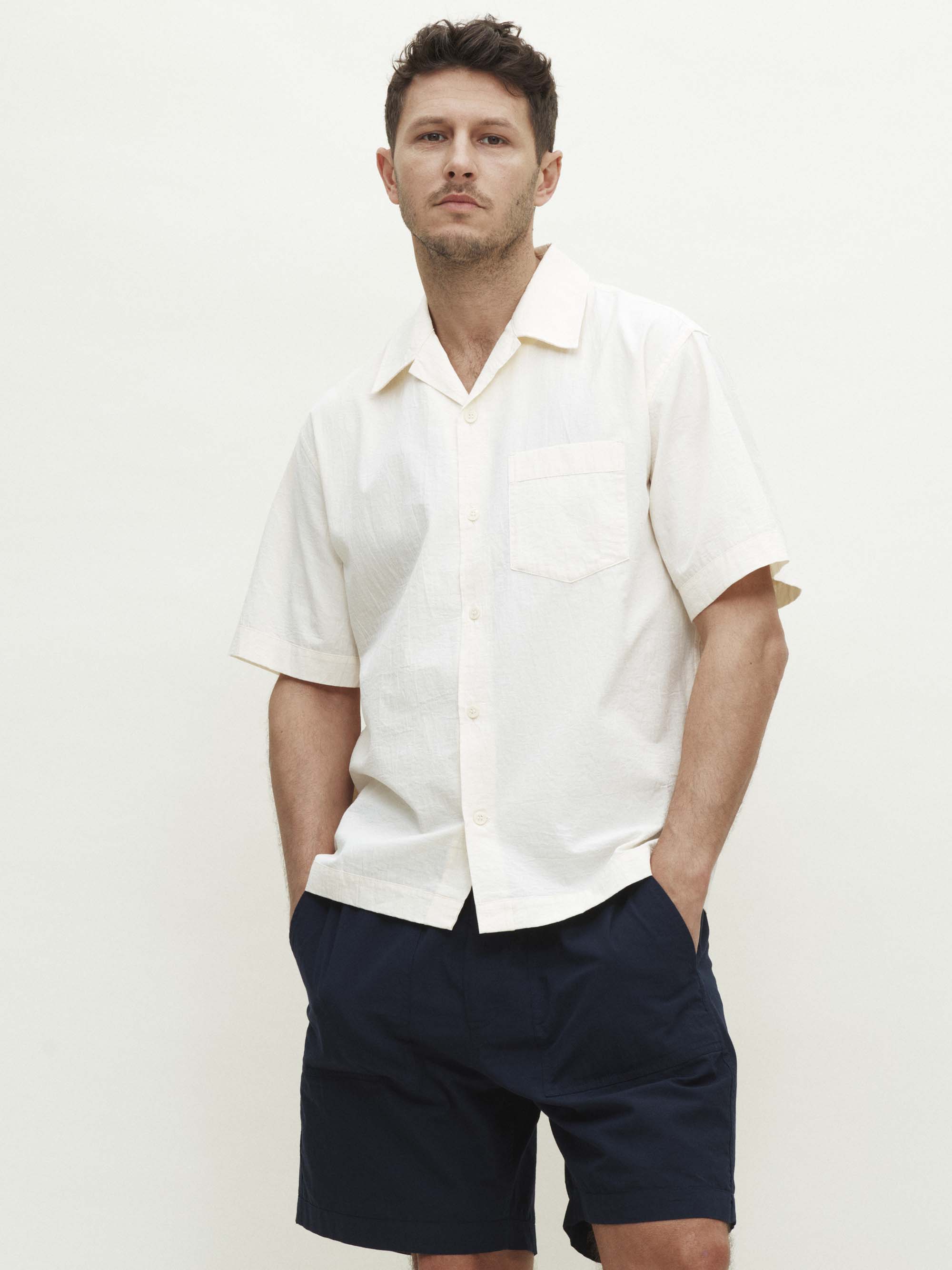 Summer camp-collar shirt